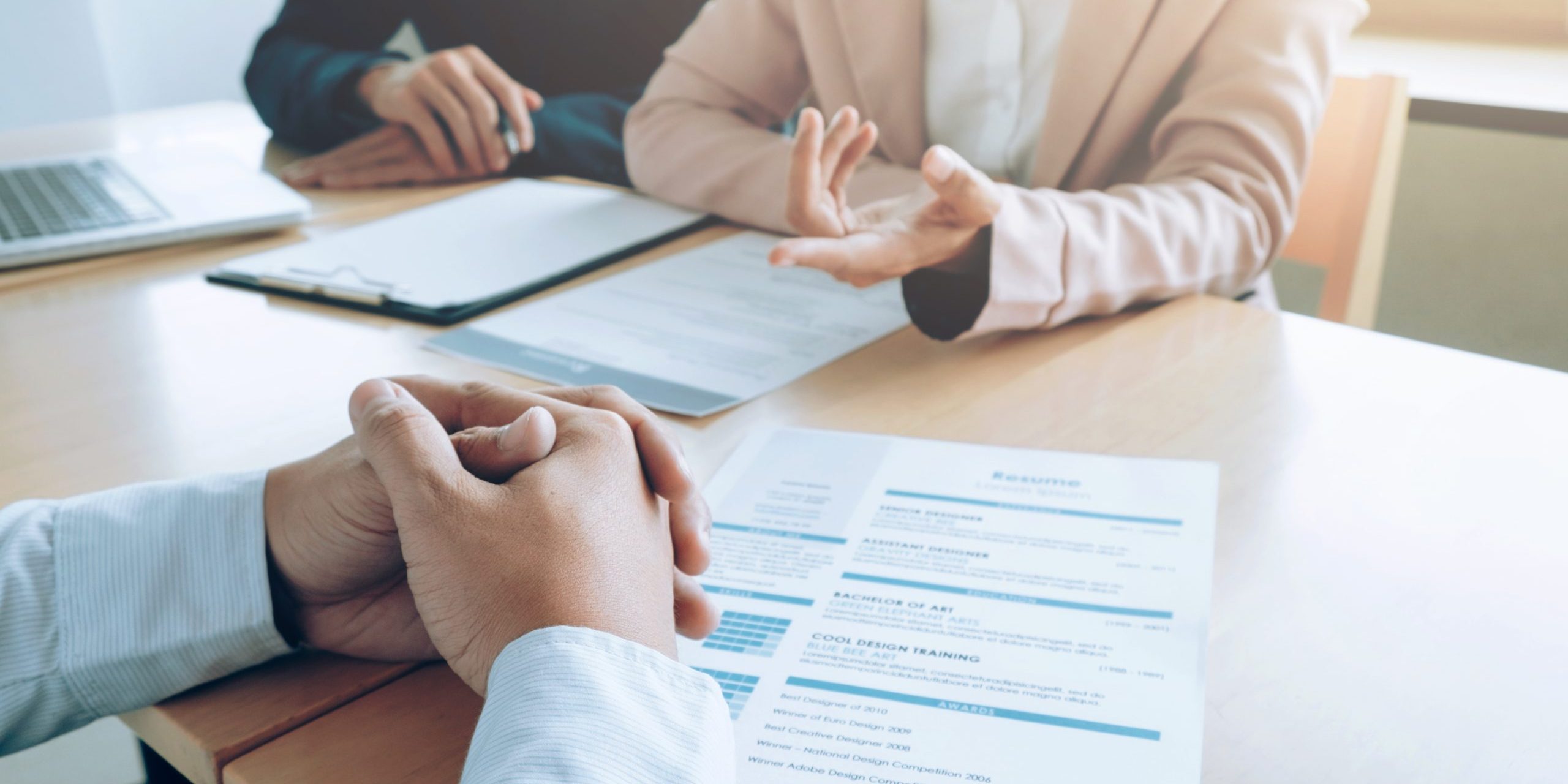 Business situation, job interview concept.